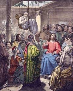 El enfermo de parálisis llevado a Cristo por sus amigos