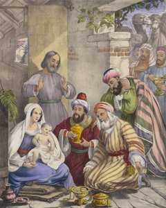 La adoración y ofrendas de los sabios