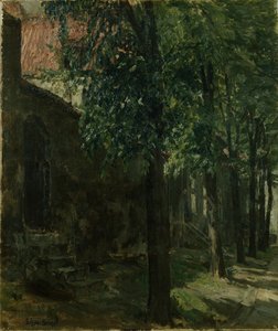 Calle en Lubeck, Alemania (óleo sobre lienzo)