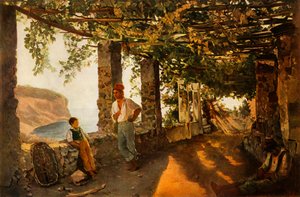 Una terraza junto al mar, 1828, 1965 de Sil