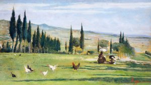 Paisaje de Gabbro de Silvestro Lega
