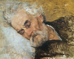 Giuseppe Mazzini moribundo