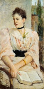 Retrato de Paola Bandini de Silvestro Lega
