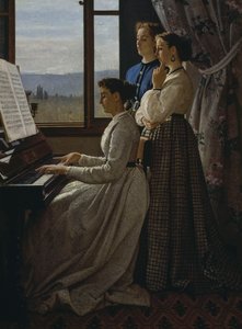 El canto del estornino de Silvestro Lega