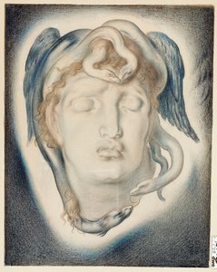 La Cabeza de Medusa, 1884 de Simeon Solomon