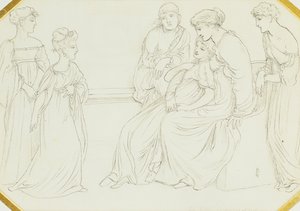 La pequeña improvisadora, 1867 de Simeon Solomon