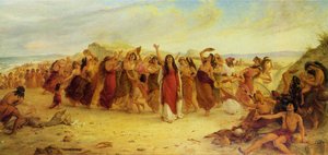 El canto de Miriam de Simeon Solomon