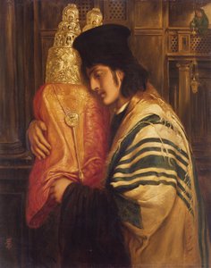 Joven rabino sosteniendo la Torá, 1871