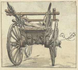 Parte trasera de un carro de cuatro ruedas de Simon Andreas Krausz