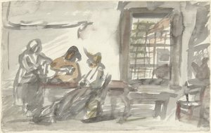 Interior de una posada rural