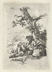 Descansando bajo un árbol de Simon Andreas Krausz