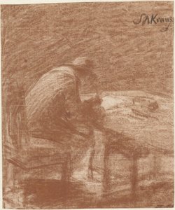 Escritor en una mesa de Simon Andreas Krausz