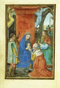 Adoración de los Magos, 1520s de Simon Bening