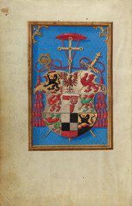 Wappen des Kardinals Albrecht von Brandenburg