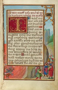 Bordüre mit der Überquerung des Roten Meeres