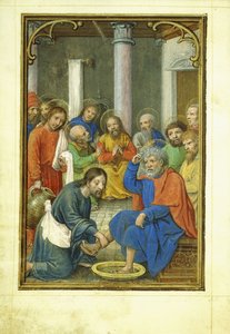 Cristo lavando los pies de Pedro, 1520s