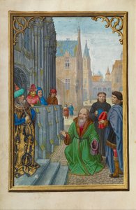 José de Arimatea Ante Pilato de Simon Bening