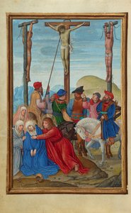 La perforación del costado de Cristo de Simon Bening