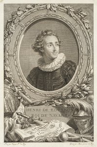 Henri de Bourbon, Rey de Navarra de Simon Charles Miger after François André Vincent