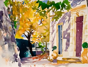 Chez M  Mme Boyer, 2010 (acuarela) de Simon Fletcher