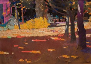 In the Hot Afternoon (pastel sobre papel) de Simon Fletcher