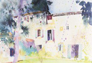 La casa Bourdic, 2003 (acuarela) de Simon Fletcher