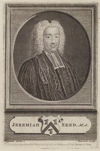 Jeremiah Seed, clérigo y académico inglés (grabado)