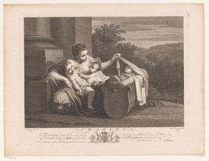 caridad Caridad (título sobre el objeto) Pinturas del siglo XVII de la colección Devonshire (título de la serie)