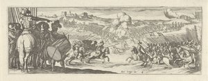 Cavalerist spreekt soldieren dedo del pie Caballería (título de la serie) Faecvnda lo que es la amada de Febo y la agradecida Florentia a los hombres de agudo genio, bastante lo muestran las pvgnas, enthea por la fuerza de los pechos que Mercurio talló al  de Simon Frisius
