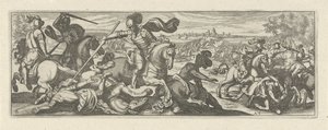 Veldslag Caballería (título de la serie) Faecvnda lo que es la amada de Febo y la agradecida Florentia a los hombres de agudo genio, bastante lo demuestran las pvgnas, enthea por la fuerza de los senos que talló Mercurio al aguerrido cliente (título de la  de Simon Frisius