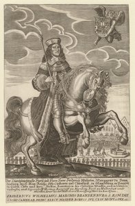 Retrato de Federico Guillermo 1620-1688, Elector de Brandeburgo, Duque de Prusia, 1680 de Simon Grimm