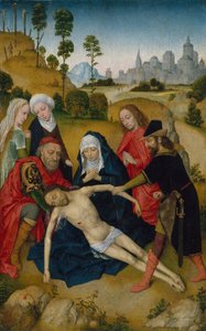El llanto de Cristo, ca. 1473 de Simon Marmion