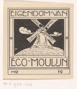Ex libris de Eco Moulijn