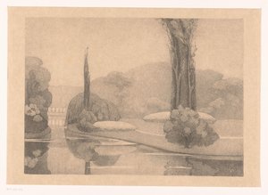 Vista de un parque
Cerca de un castillo (título original)