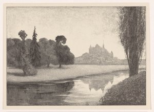 Parque cerca del castillo
Alrededores de Laren (título original de la serie) de Simon Moulijn