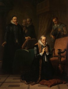 La última oración de Johan van Oldenbarnevelt de Simon Opzoomer