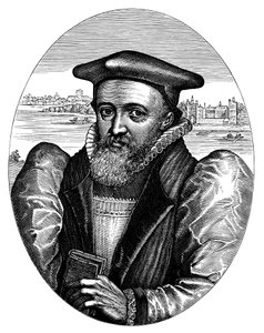 George Abbott 1562-1633, clérigo inglés y arzobispo de Canterbury, siglo XVII