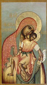 La Virgen Eleousa de Kykkos, 1668 de Simon Ushakov