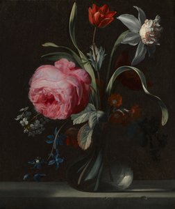 Flores en un jarrón de Simon Verelst