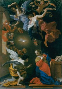Anunciación de Simon Vouet