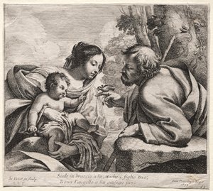 Holy Family de Simon Vouet