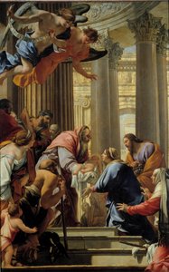 Presentación en el Templo de Simon Vouet