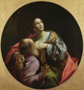 Caridad romana de Simon Vouet