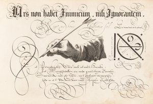 El almacén o depósito de la pluma, 1616 de Simon Wynhoutsz Frisius