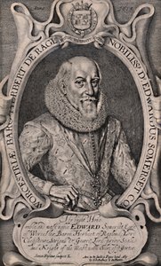 Edward Somerset, 4º Conde de Worcester, cortesano inglés, c1618 1894 de Simon de Passe