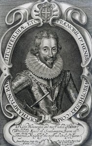 Henry Wriothesley, 3er Conde de Southampton, 1617 de Simon de Passe