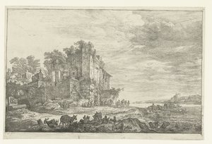 La posada en ruinas de Simon de Vlieger