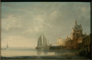 La Groothoofdspoort en Dordrecht de Simon de Vlieger