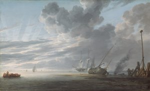 Estuario al final del día, c. 1640-1645