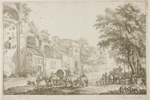 Ciudad mercado de Simon de Vlieger